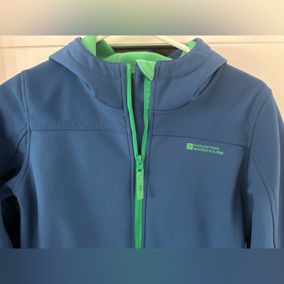 Mountain Warehouse Exodus Kids Softshell Jacket with Hood - Picture 12 of 15